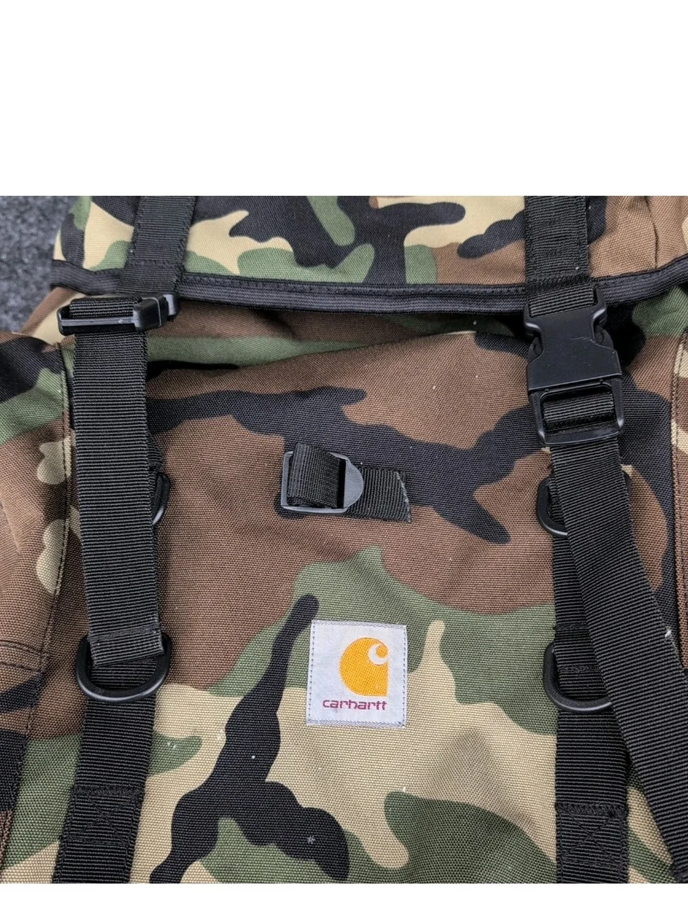 Carhartt Camouflage Guardian Backpack Hunting Hiking Outdoors Waist Strap RARE